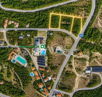 Парцел в Минералните Бани 602кв.м.